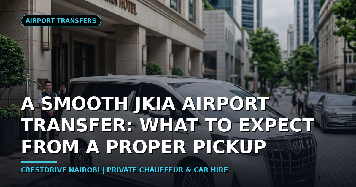 A Smooth JKIA Airport Transfer: What to Expect from a Proper Pickup