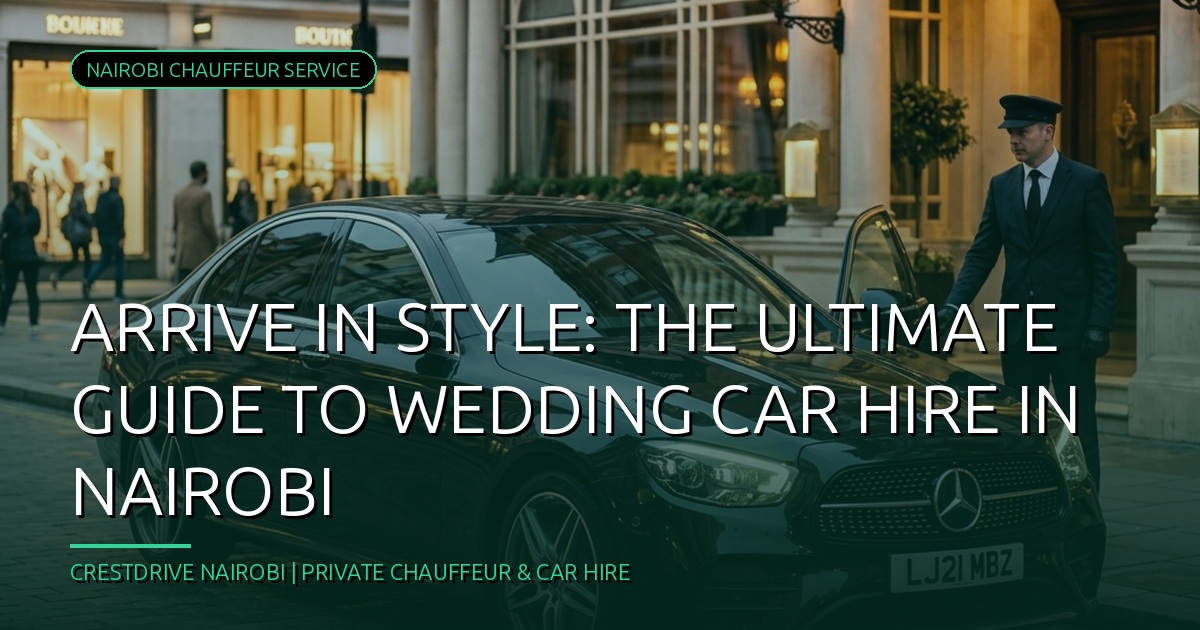 Arrive in Style: The Ultimate Guide to Wedding Car Hire in Nairobi