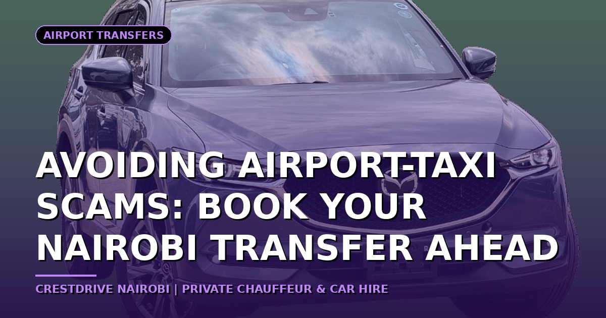 Avoiding Airport-Taxi Scams: Book Your Nairobi Transfer Ahead