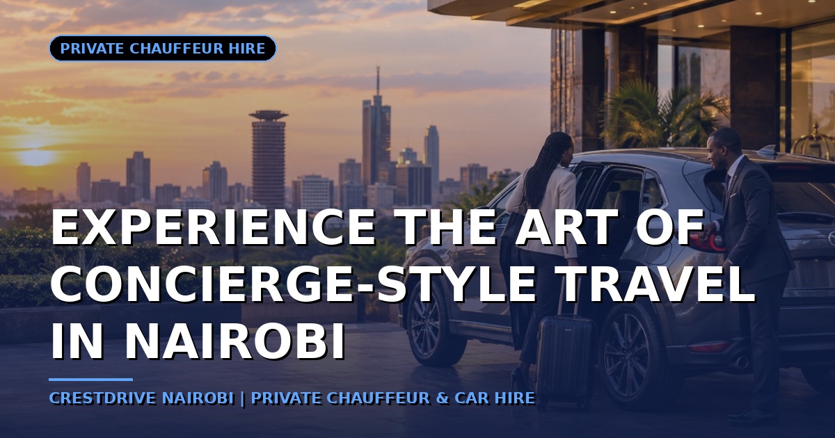 Experience the Art of Concierge-Style Travel in Nairobi