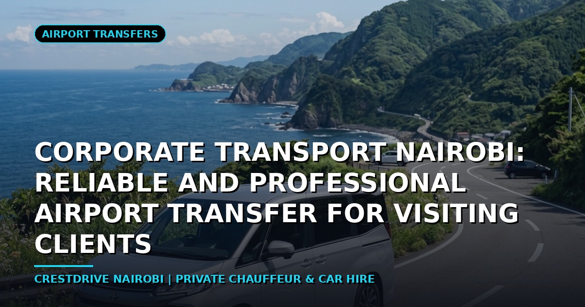 Corporate Transport Nairobi: Reliable and Professional Airport Transfer for Visiting Clients