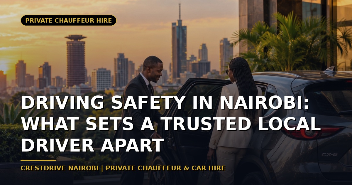 Driving Safety in Nairobi: What Sets a Trusted Local Driver Apart