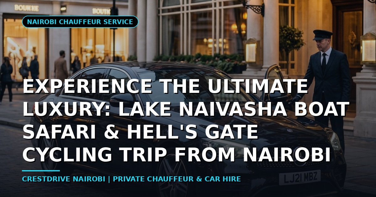 Experience the Ultimate Luxury: Lake Naivasha Boat Safari & Hell's Gate Cycling Trip from Nairobi