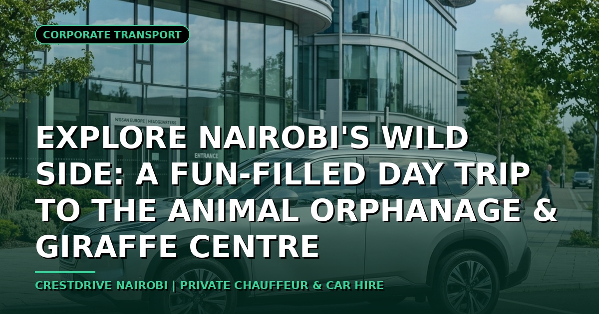 Explore Nairobi's Wild Side: A Fun-Filled Day Trip to the Animal Orphanage & Giraffe Centre