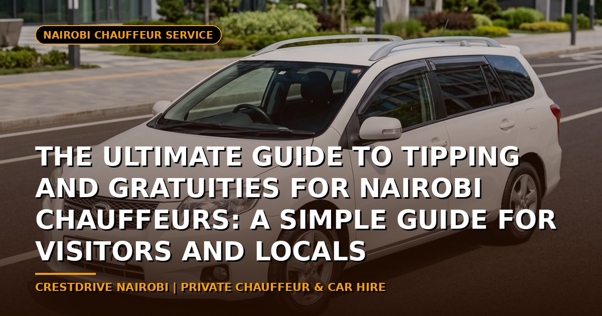 The Ultimate Guide to Tipping and Gratuities for Nairobi Chauffeurs: A Simple Guide for Visitors and Locals