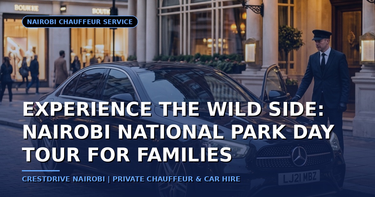 Experience the Wild Side: Nairobi National Park Day Tour for Families