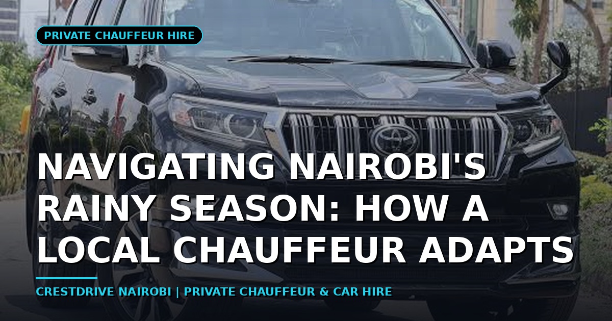 Navigating Nairobi's Rainy Season: How a Local Chauffeur Adapts
