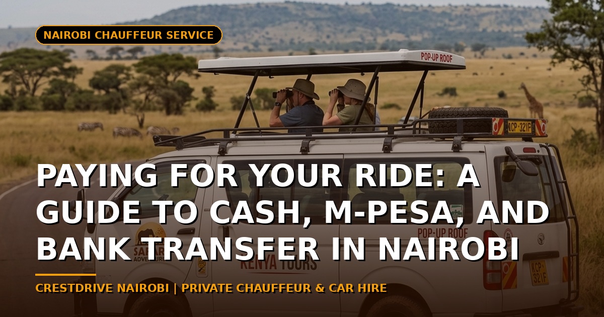 Paying for Your Ride: A Guide to Cash, M-Pesa, and Bank Transfer in Nairobi