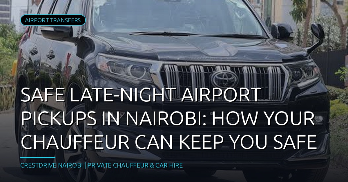 Safe Late-Night Airport Pickups in Nairobi: How Your Chauffeur Can Keep You Safe